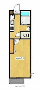 ブリス・ド・メール【2階】の間取り