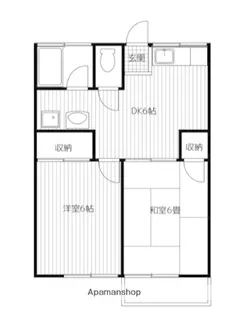 神奈川県横浜市神奈川区菅田町【アパート】の間取り