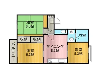 ファミールA【2階】の間取り