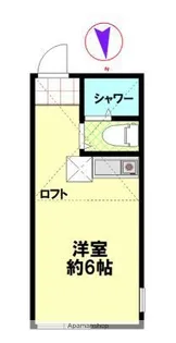 ユナイトアルゴ横浜【1階】の間取り