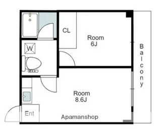 ハイツ希望が丘【3階】の間取り