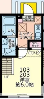 ミ・カーサ横浜立場【2階】の間取り