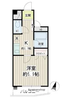 COMESTA【5階】の間取り