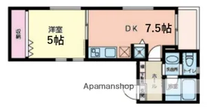 ユーフォリア大倉山【1階】の間取り