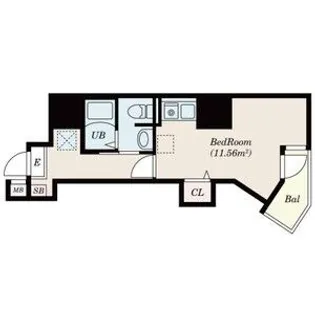 コートタワー新横浜【8階】の間取り