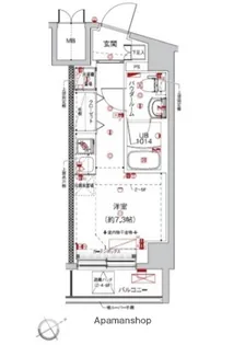 クラリッサ新綱島【2階】の間取り