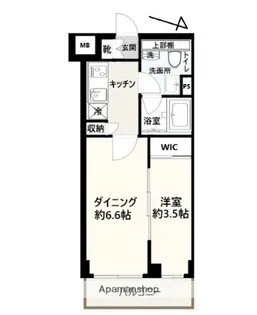 神奈川県横浜市西区老松町【マンション】の間取り