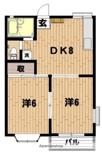 マイソフィアPART1【2階】の間取り