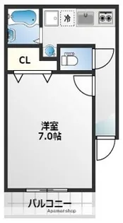 CASA FELICE 阪東橋【1階】の間取り