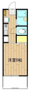 ニューパレス北里Ⅱ【2階】の間取り