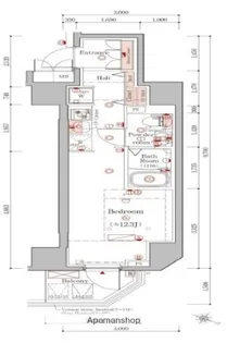 AZEST横濱大通り公園【2階】の間取り