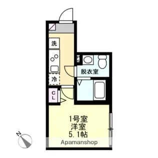 アビリオ鶴見本町通り【2階】の間取り
