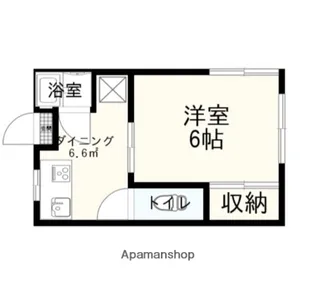 安藤ハイツ【2階】の間取り