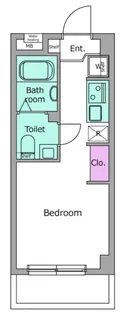 スタイリオフィット新綱島【4階】の間取り