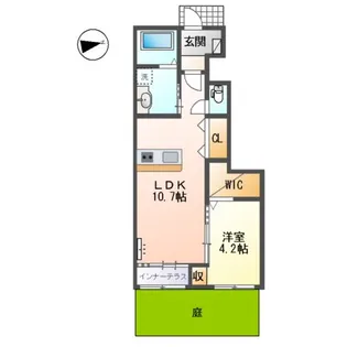 フェリーチェ【1階】の間取り