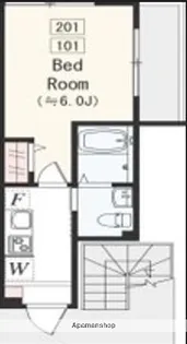 アザーレ・ソーニョ相武台【1階】の間取り