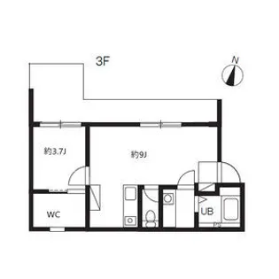 アピチェ池上【3階】の間取り
