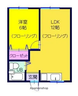 シェルハイツ【2階】の間取り