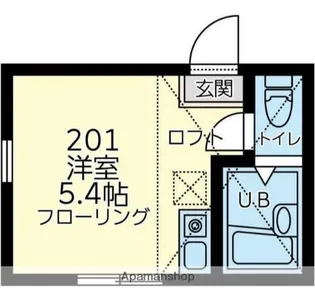 ユナイトビー【2階】の間取り