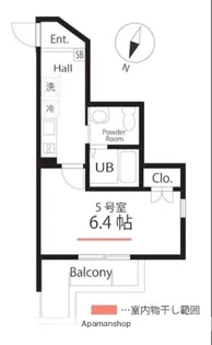 ハーミットクラブハウス上大岡【2階】の間取り