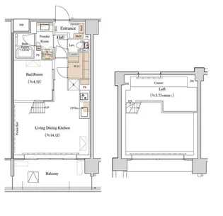 ブランシエスタ西馬込【0606号室】の間取り