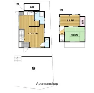 神奈川県逗子市小坪5丁目【一戸建】の間取り