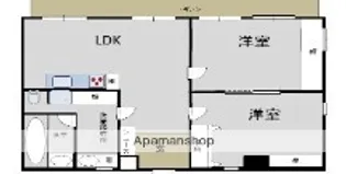 2LDKの間取り画像