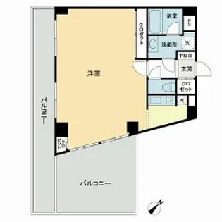 THE BLUE 8【7階】の間取り