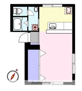 神奈川県横浜市西区中央1丁目【マンション】の間取り