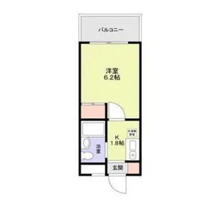 グリム武蔵新城【2階】の間取り