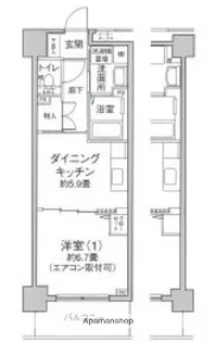 ステイブル協和【9階】の間取り