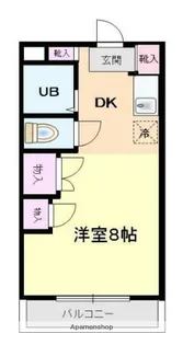 サウスバレイハイツ【2階】の間取り