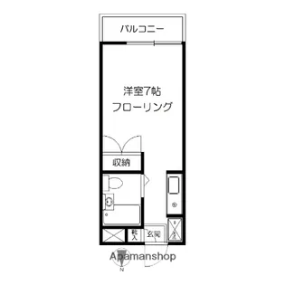 アペックス戸塚A棟【2階】の間取り