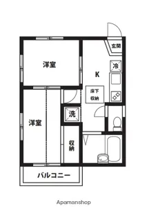 高座渋谷第14レジデンス【2階】の間取り