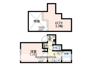 グランクオールMUSAKO【3階】の間取り