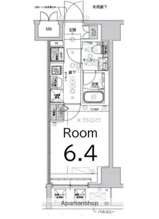 CREST TAPP SHIN YOKOHAMA【7階】の間取り