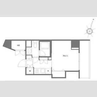 エムジー目黒駅前【3階】の間取り