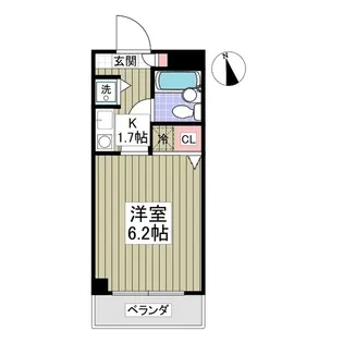 ハイツオータニ【2階】の間取り
