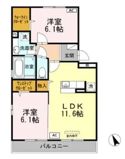 メゾン和【2階】の間取り