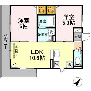 GRACE GARDEN【3階】の間取り