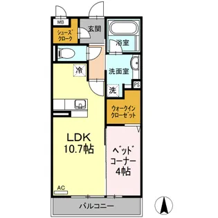 マリアエレナ【3階】の間取り