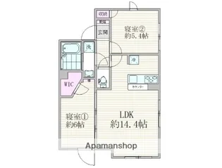 グランヴィル東蒲田【5階】の間取り