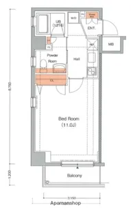 エストゥルースプラス東神奈川【2階】の間取り