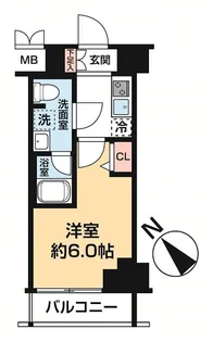 LUMEED横濱末吉町【10階】の間取り