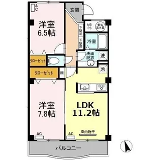 モ・ルラン【3階】の間取り
