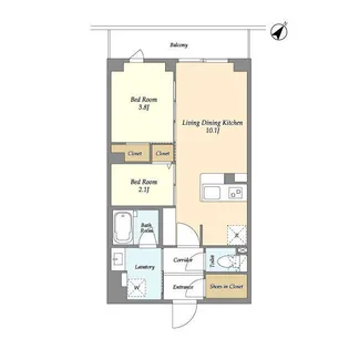 KDXレジデンス田園調布南【4階】の間取り