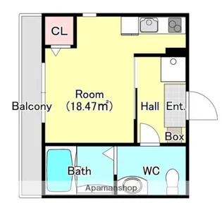 YKヒルズ横浜三ツ沢Ⅰ【3階】の間取り