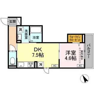 DBLESS横須賀Ⅰ【3階】の間取り