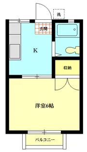 コスモハイツ【2階】の間取り