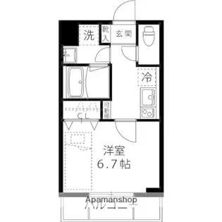 LOC’S SAGINUMA【1階】の間取り